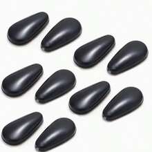 10 miếng đệm mũi silicon mềm mại cho kính mắt, miếng đệm mũi chống trượt thoải mái có keo dính cho kính mắt và kính thời trang, miếng đệm mũi kính mắt - Nhiều màu (Phiên bản Silicone) - Xem 16