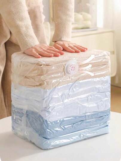 1/2/3个装真空收纳袋，防潮密封收纳袋，衣柜衣物收纳袋，被子压缩收纳袋，免泵真空袋，适用于衣物和被子的整理和节省空间