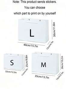 1pc Personalized Graduation Gift Bag, Graduation Gift, Customized White Gift Bag, Personalized Graduation Gift Bag, Customized Gift Bag, Graduation Party Gift Packaging Bag - Multicolor - View 6