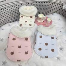 适合小型和中型犬猫的冬春季保暖服装：棉质毛衣、背心、舒适的羊毛套衫、毛绒外套和其他御寒保暖服装 - 彩色 - 查看 7