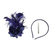 花朵发箍 女士茶会帽 适合肯塔基德比、鸡尾酒会、婚礼、化装舞会、晚宴及特殊场合 复古甜美可爱 女士发饰 美容家居卧室装饰 发箍 发圈 - 彩色 - 查看 17