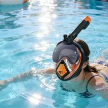 Seaview 180 V3 全脸浮潜面罩 - V3 是成人浮潜装备 - 这款浮潜面罩提供 180 度全景视野，呼吸顺畅度提升 600%。 - 彩色 - 查看 7