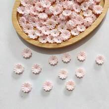10毫米 100颗、300颗、500颗 亚克力花 AB彩雏菊，小孔花托 DIY手工复古风发夹，摇摇乐材料 - 彩色 - 查看 8