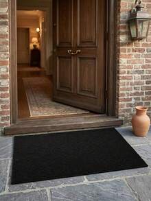 Thảm trải sàn họa tiết quả dứa màu đen, có thể giặt được, dùng trang trí phòng ngủ, phòng khách, nhà cửa, dễ thương, có thể gấp gọn, dễ vệ sinh, bền, trang trí nhà cửa cá nhân hóa, trang trí ngày lễ, sản phẩm mới. - màu đen - Xem 2