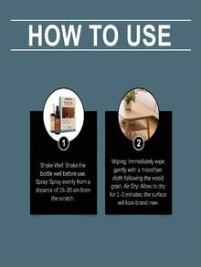 2-In-1 Wood Floor Cleaner & Protector Spray, Suitable For Wooden Furniture & Floors, Cleans, Polishes And Provides Scratch-Resistant Coating (Random Delivery Of New And Old Versions) - 液體 - 查看 2