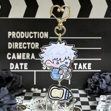 Jujutsu Kaisen 1 chiếc móc khóa hình trái tim bằng acrylic hình Gojo, Geto, dễ thương dành cho bé trai, bé gái, dùng để trang trí ba lô, thích hợp làm quà tặng, móc khóa và phụ kiện túi xách. - Nhiều màu - Xem 16