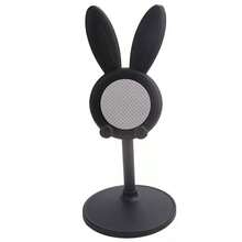 1个可爱卡通兔子可伸缩桌面手机支架，灵活可调节智能支架，带防滑垫，适用于自拍、直播、家庭办公，兼容所有手机 - 彩色 - 查看 11