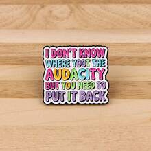 Happy Pill Dog Cute Animals Frog Cat Quotes Enamel Pins Girly Soda Can Brooch Lapel Pin Badge On Backpack Clothing Accessories Fashion Jewelry Friends Gifts - Black - View 3