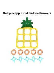 一套充气套圈游戏、菠萝投掷游戏、泼水互动户外游戏 - 彩色 - 查看 9