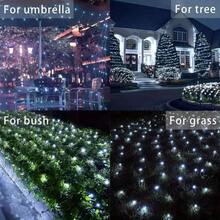 1pc 96/192 LED Solar Net Lights, 8 Modes 24V Solar Powered Outdoor Lantern, Perfect For Outdoor Decor, Suitable For Yard, Garden, Roof, Wall, Bushes, Holidays, Wedding Decoration - Star - View 10
