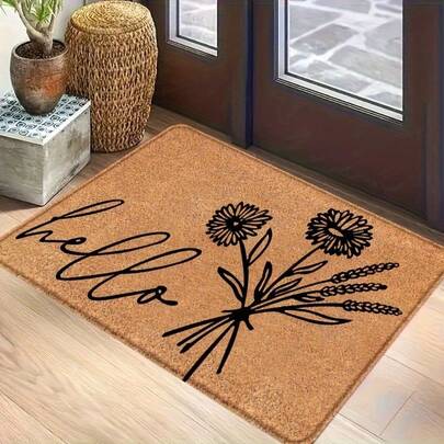 Machine Washable Striped Door Mat Non-Slip Backing For Home Entrance All-Season Welcome Mat The Best Floor Mat