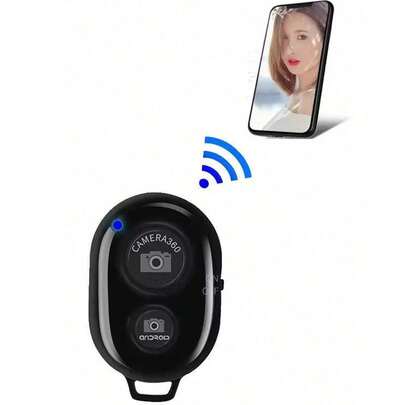 1pc Wireless Android/IOS Selfie Stick Remote Shutter, Selfie Stick Gadget