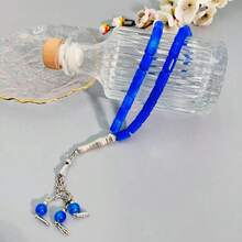 33颗渐变圆柱形串珠手链，穆斯林念珠，阿拉伯念珠，日常祈祷念珠，玻璃念珠 - 彩色 - 查看 3