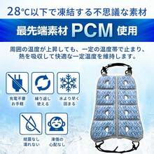 PCM リュッククーラー シート 冷却パッド付き 軽量 背中用 汗対策 貼る冷却シート ハイキング・キャンプ旅行に最適 全てのリュックに対応 丈夫なPCM素材使用 携帯用アウトドアクールグッズ - バックパックパッド - チェックする 2
