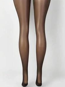 Sexy Open-Crotch Stockings, Women's Full-Body Tights, Alluring And Seductive Stockings. - Black - View 2
