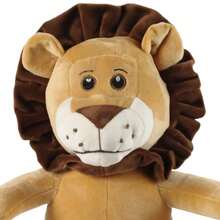 Safari Trio 35cm Plush - Elephant, Giraffe, Hippopotamus, Lion, Monkey - Gift Toy, Cute Animal Friends, Same As Photo, Jungle Kingdom, Madagascar - 河馬,獅子,大像三人組 - 查看 6