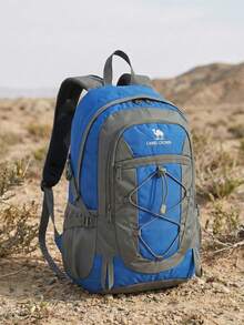 CAMEL CROWN Unisex Outdoor Hiking Backpack, Travel Trekking Sports Casual Student Shoulder Bag, New Design - Royal Blue - View 6