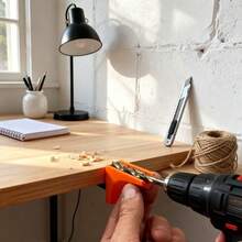 3pcs/Set, Drill Guide Rail | Vertical Square Positioning Tool With V-Groove Design, More Wear-Resistant Than Round Rails - A - View 1