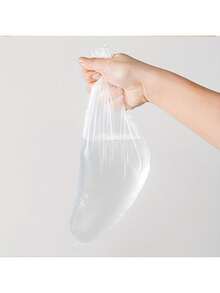 500只一次性足膜袜，保湿、防皲裂、防冻伤、防水足部护理套，通用足套 - 彩色 - 查看 4