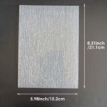 Extra Large Embossed Texture Mold, Geometric Pattern, Constellation, Cosmic, Ocean, Summer Elements, Raindrop Texture Embossing Folder For DIY Scrapbooking, Greeting Cards, Background Textures - Large 2D - View 10