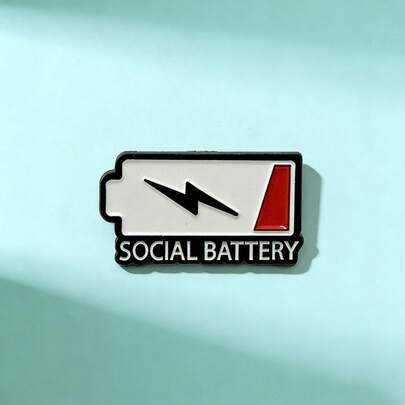 SOCIAL Enamel Brooch Pin Fashion Decorative Brooches Ornaments Lapel Bag Badges Jewelry Gifts