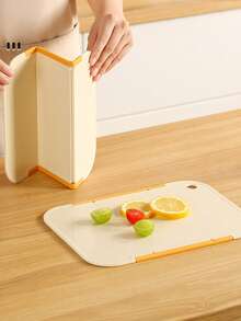 1PC Multifunctional Foldable Cutting Board, Kitchen Workbench, Plastic Sorting Cutting Board, Non-Slip Cutting Board For Cooking Vegetables And Meat, Thickened Cutting Board, Fruit Cutting Board, Suitable For Outdoor Barbecue Tools, Restaurants, Large Kitchen Utensils And Tableware, RV Kitchen Accessories. - View 3