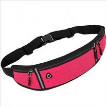 LOTANK Bolsa de cintura profesional para correr unisex, cinturón deportivo con bolsillo oculto, riñonera para fitness y entrenamiento - Negro - Ver 14