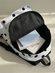 Anpassningsbar ryggsäck med broderad ficka, personlig collegeryggsäck, reseryggsäck, studentväska, laptopväska, anpassad ryggsäck, avslappnad och moderiktig - Multifärgad - Visa 4