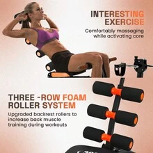 Ab Machine, Ab Workout Bench For Home Gym, Multi-Functional Adjustable Ab Crunch Machine, Ab Exercise Equipment For Total Body Workout - Black - View 11