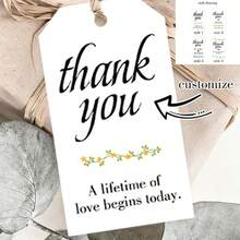 Etiqueta de boda 5x9cm