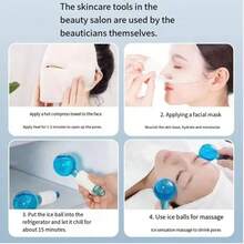 Bóng đá lạnh làm đẹp da mặt, Bóng massage mặt làm đẹp, Bóng đá pha lê hồng, Bóng làm đẹp bằng thủy tinh, Bóng sóng đá, Bóng massage trị liệu nóng lạnh - Xem 6