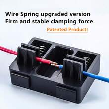 1 Professional Wire Welding Clamp With Spring Clamping Design, Portable And Easy-To-Adjust Soldering Station Wire Clamp, Wire Brazing Soldering Iron Welding Holder, A Wire Connection Welding Fixture That Enables Quick Clamping And Release. - Black - View 4