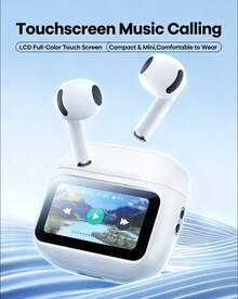 Wireless Bluetooth Earbuds With Digital Display, Up To 20 Hours Of Battery Life, Wireless Stereo Headphones, Touch Controls, Mini Earbud Design, Comfortable And Sweat-Proof Sports Headphones, Bluetooth 5.4, Supports Multiple Languages. CozyBuds W20 PRO - View 1