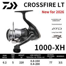 DAIWA CROSSFIRE LT 旋转式渔线轮 1000-6000 ABS 金属线轴 5-12KG 强力硬式渔线轮 轻巧坚固的机身 - 金色 - 查看 20