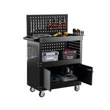 ツールキャビネット 2in1 ツールワゴン ツールカート工具カート ロールキャビネット スチール ローラーキャビネット ハンドル 引き出し 鍵付き キャスター付き ロック付き 新作【ブラック】 - 1 - チェックする 2