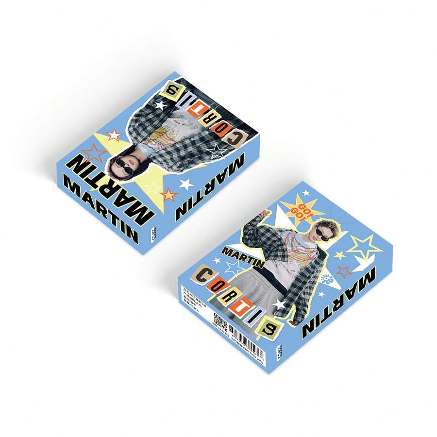 55张激光全息迷你卡片，K-Pop偶像照片自印粉丝自制Lomo卡片 - 彩色 - 查看 1