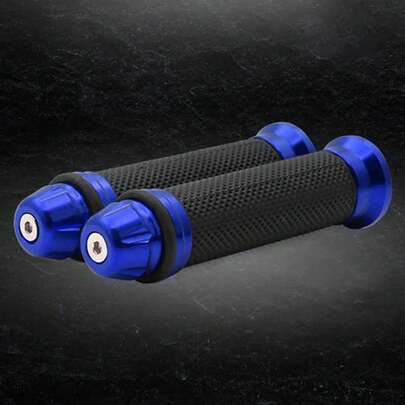 1 par de empuñaduras antideslizantes para motocicleta, empuñaduras de goma para bicicleta de montaña, cómodo reemplazo de manillar