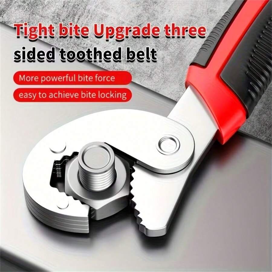 Adjustable Wrench, Multi-Function Universal Wrench With Large Opening, Quick Release Household Repair Tool
