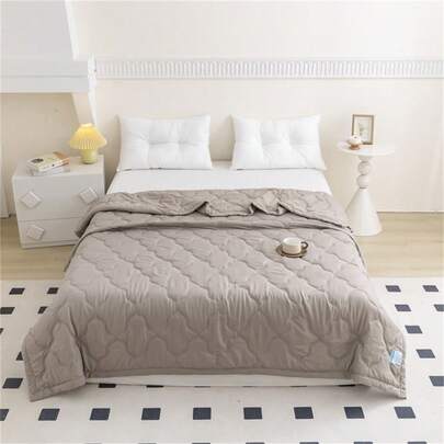 1 st enfärgad sommarfilt, lätt och andningsbar luftkonditioneringsfilt för sommaren