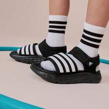 Dép xăng đan Adidas Kids DURAMO SANDAL SL K kiểu dáng thường ngày, có khóa dán. - màu đen - Xem 2