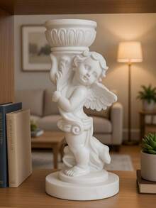 Bộ 1/2 chân nến hình thiên thần, được thiết kế theo phong cách Baroque cổ điển, thích hợp để trang trí phòng ngủ, phòng khách và bàn tiệc cưới, món quà độc đáo dành cho người yêu nghệ thuật. - Nhiều màu - Xem 7