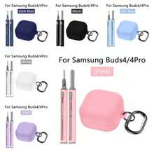 Anti-Fall Earphone Case With Cleaner Kit With Keychain Charging Box Sleeve Shockproof Wear-Resistant For Buds 4/4 Pro - View 3