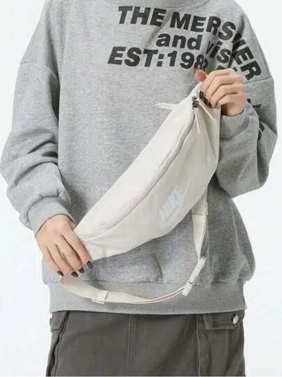  Nike Heritage Waistpack Casual Waist Pack, Unisex, Couple Style, Light Earth Brown