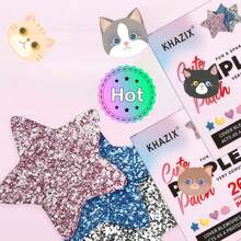 160pcs Sparkling Star + New Cat Face Stickers, Makeup Concealer Tools, Hiding Cover, Makeup Essential Items, Back To School Makeup Supplies - Multicolor - View 8
