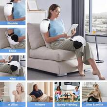 Heated Knee Massager With & Massage - With Adjustable Straps And A Cordless Design, Ideal For Soothing Joints, Muscles, And Knees. A Perfect For The Knees, It Makes A Great Gift For Parents And Anyone - View 9