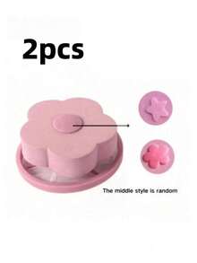 12/6/5pcs Flower Shape Washing Machine Lint Filter, Reusable Laundry Mesh Filter Bag, Floating Lint Catcher For Washer, Remove Pet Hair And Debris - Multiple Styles - View 14