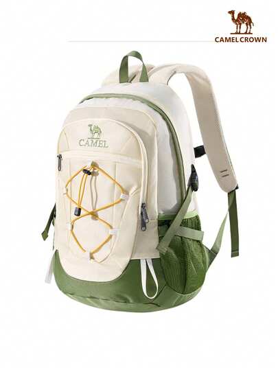 CAMEL CROWN Mochila unisex para senderismo al aire libre, bolso de viaje, trekking, deportes y casual para estudiantes, nuevo diseño