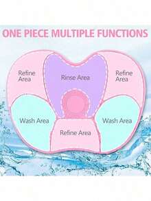 1Pc 2-In-1 Silicone Makeup Brush Cleaning Pad & Suction Drying Rack, Multi-Use Cleaner For Brushes, Sponges & Puffs - None - View 4