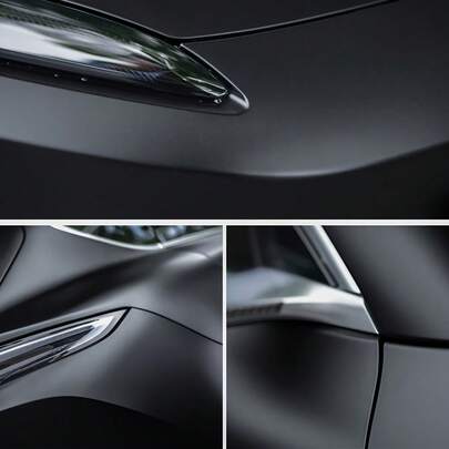 1pc 30*100cm Matte Ice Film, Car PVC Sticker, Car Modification Film, Suitable For Vehicle Body Interior, Exterior, Roof Wrap, Motorcycle, RV