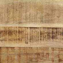 CROISSANCE Tavolino da Salotto 110x55x40 cm Legno Massello di Mango Grezzo - Castano - Visualizzare 11